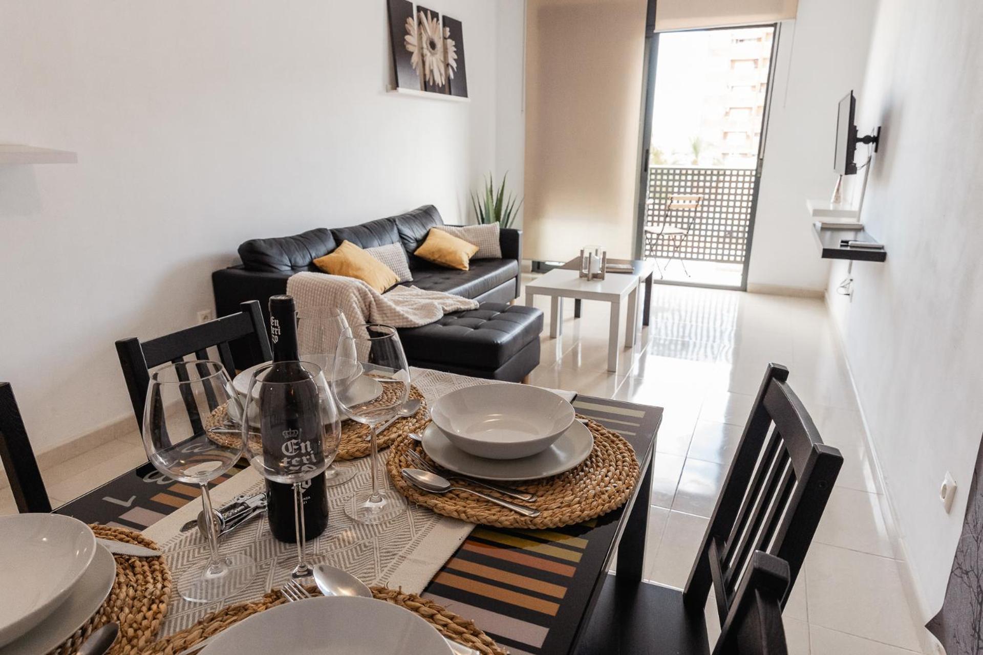 La Parreta Centro Appartement Vinarós Kamer foto