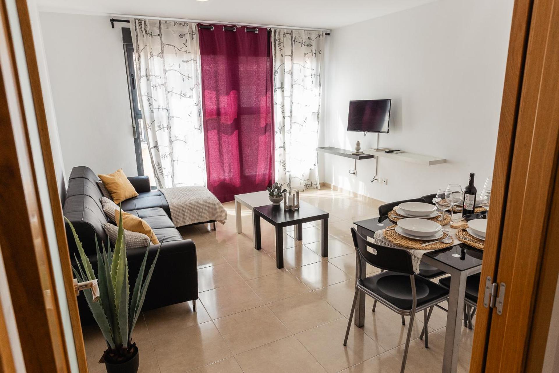 La Parreta Centro Appartement Vinarós Kamer foto